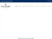 Tablet Screenshot of ivycourt.com